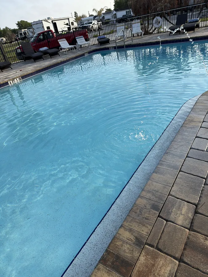 Beautiful pool maintained by CPO certified technician in Boca Grande